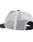 Patagonia Duckbill Shorty Trucker Hat (Black) back view by itself