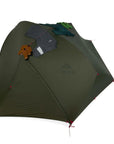 MSR Hubba Hubba 2 Tent - 2 Man Bikepacking Tent hanging clothes