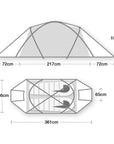 Terra Nova Quasar GF Mountain Tent - 2-Man Tent (2024) diagram