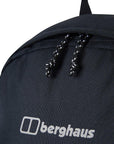 Berghaus Brand Rucksack Bag 25L (Black/Dark Grey) zipper