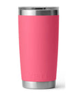 Yeti Rambler 20 OZ Tumbler (Tropical Pink) back view