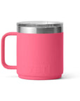 Yeti Rambler 10 OZ Mug (Tropical Pink) back view