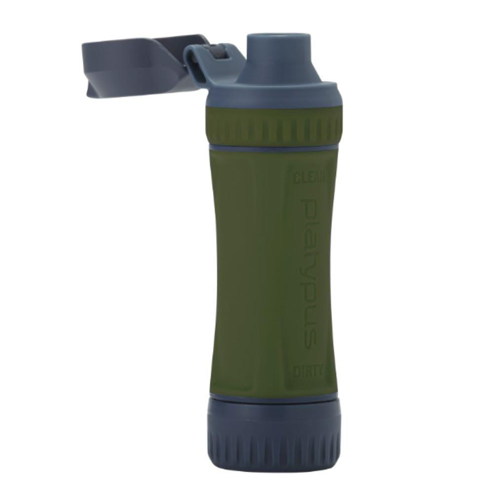 Platypus Quickdraw Water Filter (Green) open lid