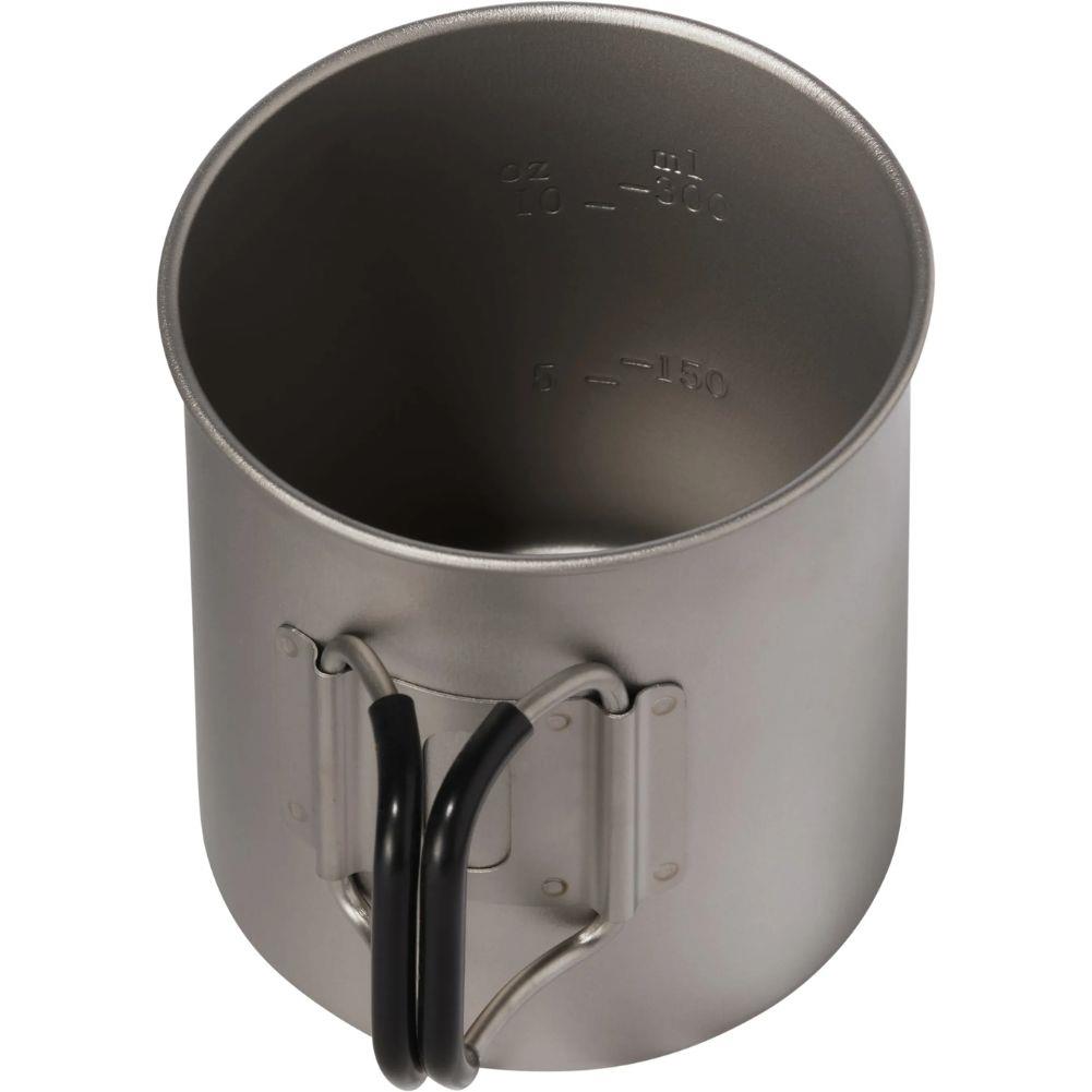 MSR Titan Cup 450ML shows measurements