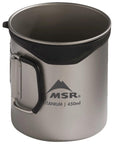 MSR Titan Cup 450ML plastic rim