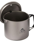 MSR Titan Titanium Kettle 900ML open lid