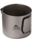 MSR Titan Titanium Kettle 900ML no lid