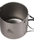 MSR TitaMSR Titan Titanium Kettle 900ML no lidn Titanium Kettle 900ML top view no lid