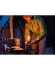 Robens Snowdon Gas Lantern being used