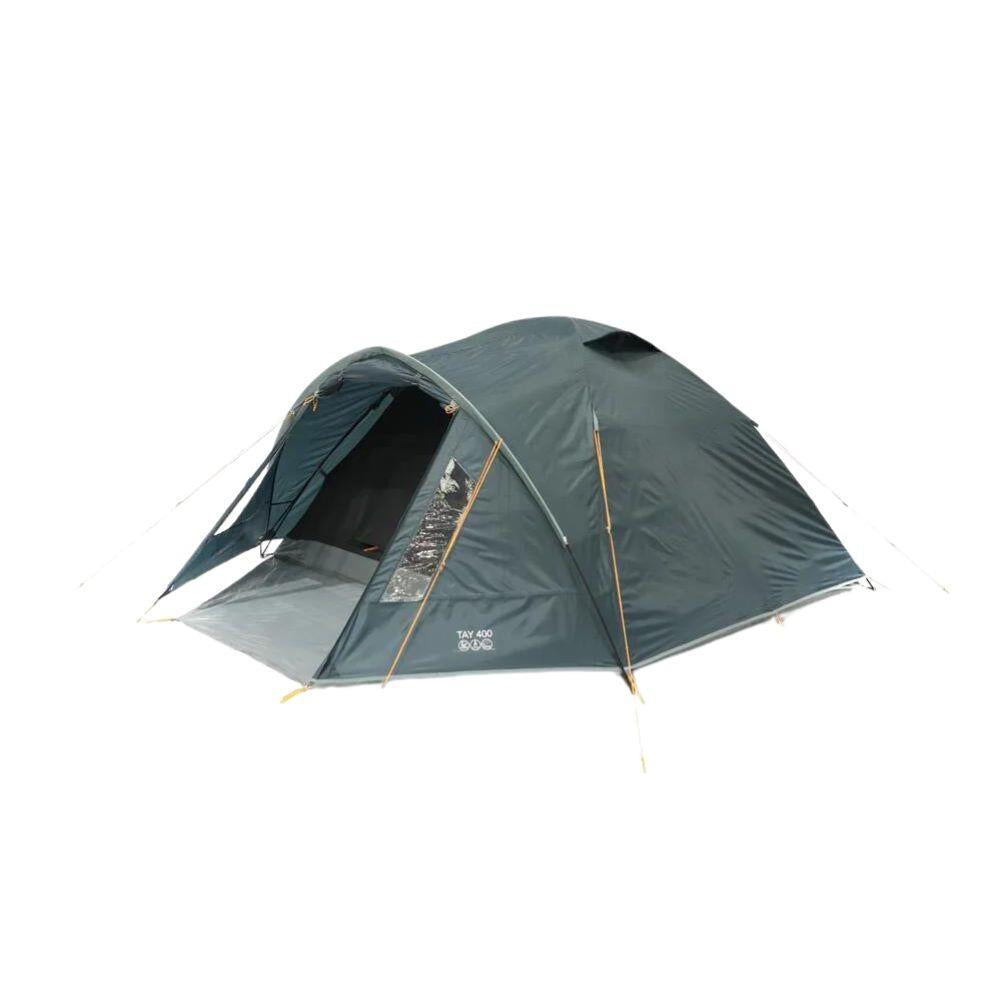 Vango Tay 400 Tent - 4 Man Tent (Deep Blue) Main Open