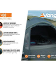 Vango Tay 400 Tent - 4 Man Tent (Deep Blue) - Features