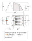 Vango Tiree 350 Tent Footprint