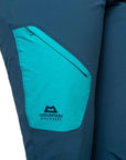 Mountain Equipment Women's Comici Pant (AC) (Majolica/Topaz) zipper