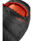 Rab Ascent 500 Down Sleeping Bag - Regular -Right Zip (Graphene) zoom up