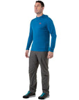 Mountain Equipment Men's Inception Pant (Shadow Grey) model wearing