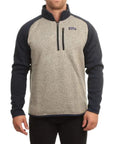 Patagonia Men's Better Sweater 1/4 Zip Fleece (Oar Tan) model