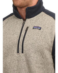 Patagonia Men's Better Sweater 1/4 Zip Fleece (Oar Tan) zoomed up