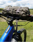 MSR Hubba Hubba 1 Tent - 1 Man Bikepacking Tent attached on top of bike