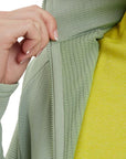 Montane Women's Protium Fleece Jacket (Pale Sage) inside fabric