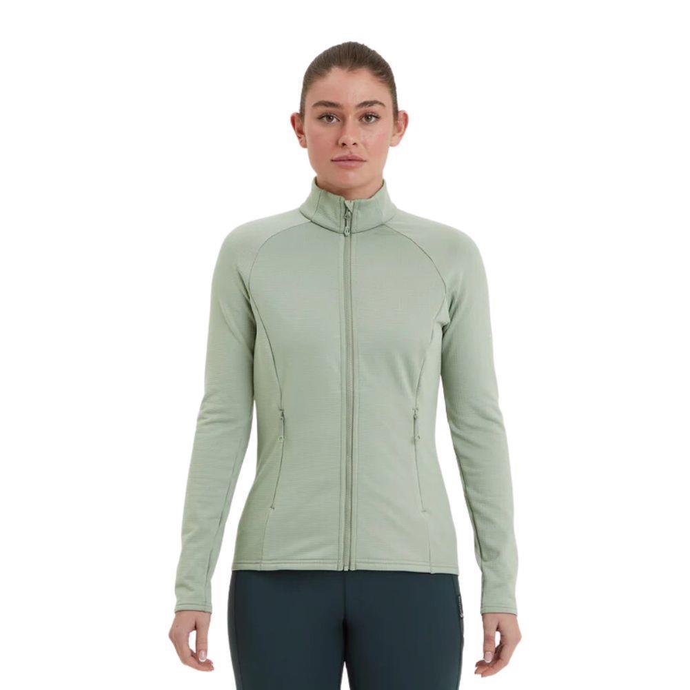 Montane Women's Protium Fleece Jacket (Pale Sage) front view model