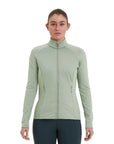 Montane Women's Protium Fleece Jacket (Pale Sage) front view model