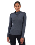 Montane Women's PRIMINO 140 Zip Neck Baselayer (Black) model