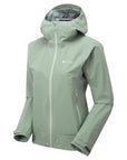 Montane Women's Phase Lite Waterproof Jacket (Pale Sage) angle
