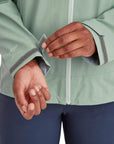 Montane Women's Phase Lite Waterproof Jacket (Pale Sage)velcroc
