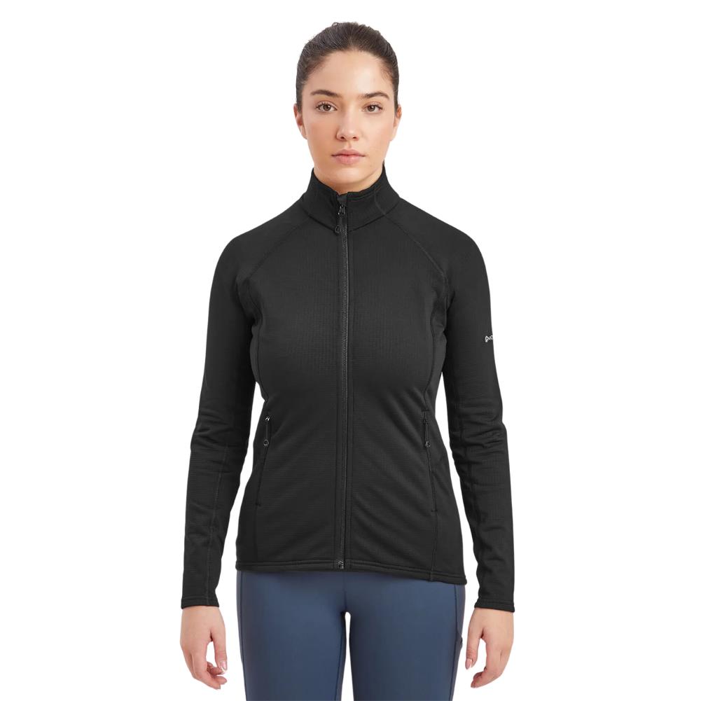 Montane Women's Protium Fleece Jacket (Black) model