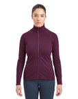 Montane Women's Protium Fleece Jacket (Saskatoon Berry) model front