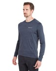 Montane Men's Dart Long Sleeve T-Shirt (Eclipse Blue) angle