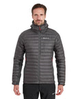 Montane Men's Icarus Lite Hooded Jacket (Slate) ront model