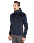 Montane Men's Protium XPD Hooded Fleece Jacket (Eclipse Blue) model angle