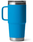Yeti Rambler 20 OZ Travel Mug (Big Wave Blue) back