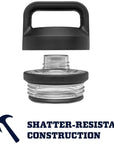 Yeti Rambler 36 oz Chug Bottle (Navy) shatter