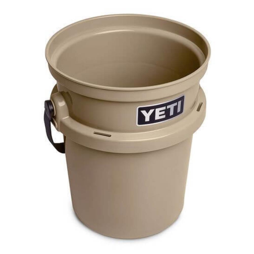 YETI Loadout 5 Gallon Bucket  (Tan) top angle