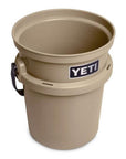 YETI Loadout 5 Gallon Bucket  (Tan) top angle