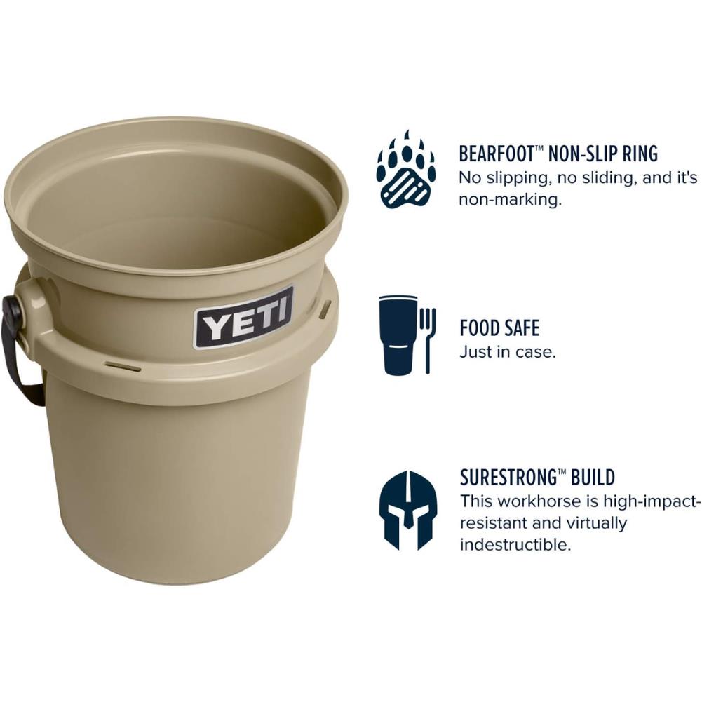 YETI Loadout 5 Gallon Bucket (Tan) info