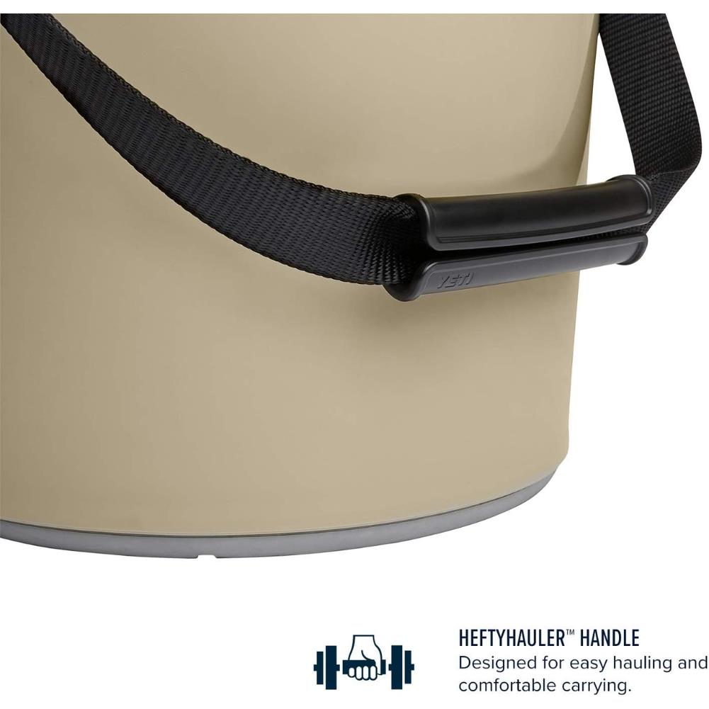 YETI Loadout 5 Gallon Bucket (Tan) hefy handle