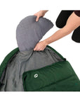Outwell Canella Supreme Sleeping Bag adding pillow