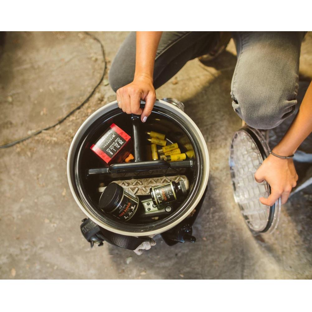 Yeti Loadout Bucket Caddy (Black) being used