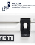 Yeti Roadie 24 Cool Box (White) flick latch