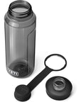 Yeti Yonder Tether 34oz (1L) Water Bottle (Charcoal) lid open