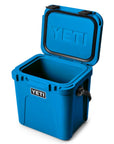 Yeti Roadie 24 Cool Box (Big Wave Blue) open lid