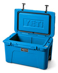 Yeti Tundra 45 Cool Box (Big Wave Blue) open lid