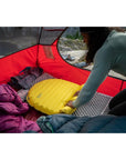 Thermarest NeoAir XLite NXT Sleeping Mat - Regular (Lemon Curry) rolling up