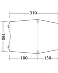 Outwell Sandcrest L Vehicle Awning