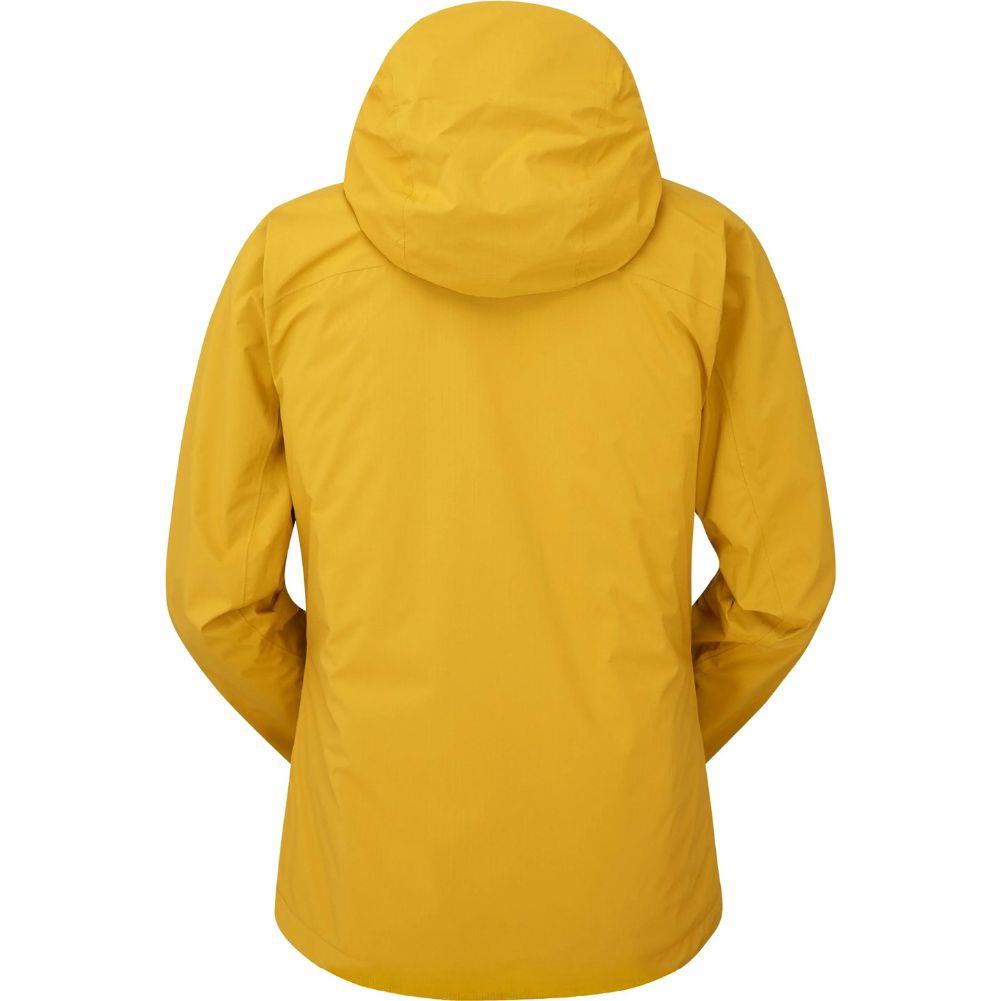 Rab Women's Downpour Light Waterproof Jacket (Sahara) back