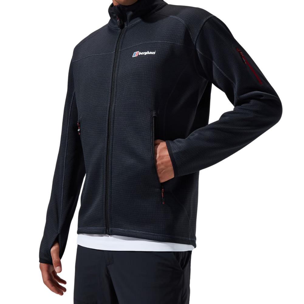 Berghaus Men's Pravitale MTN 2.0 Jacket (Grey/Black) hand in pocket