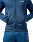 Berghaus Men's Pravitale Mountain 2.0 Hooded Jacket (Murky Marine/Hale Navy) hand in pocket